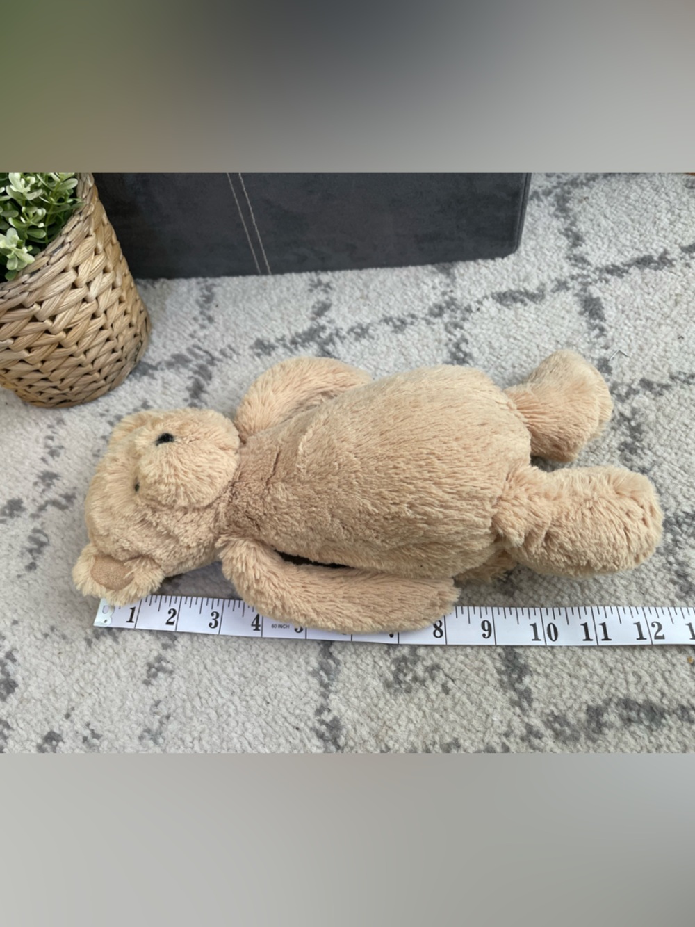 Jellycat Bashful Honey Bear Medium Stuffed Plush Toy - Picture 8 of 8